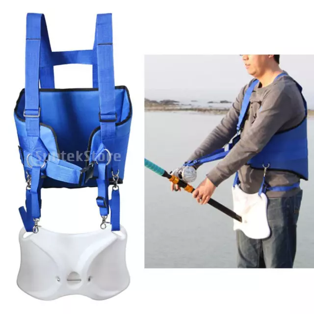 Fishing Fighting Belt Waist Gimbal Jigging Stand-up Rod Holder Sea Boat