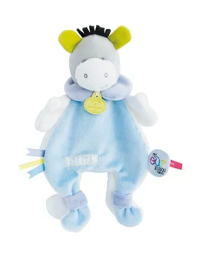 DOUDOU Compagnie Tatoo Schmusetuch Esel  25 cm