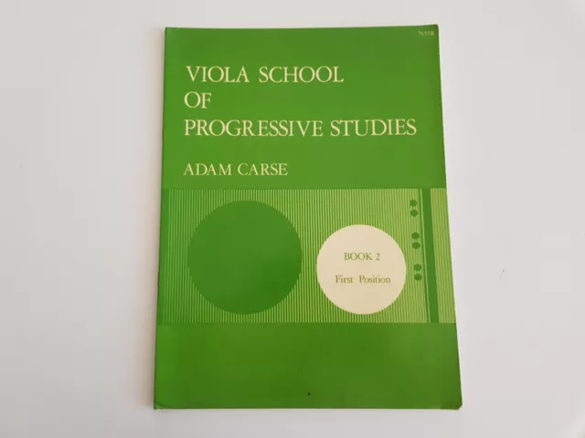 ♫ Partition / Méthode VIOLON - Viola School of Progressive Studies Adam Carse ♫