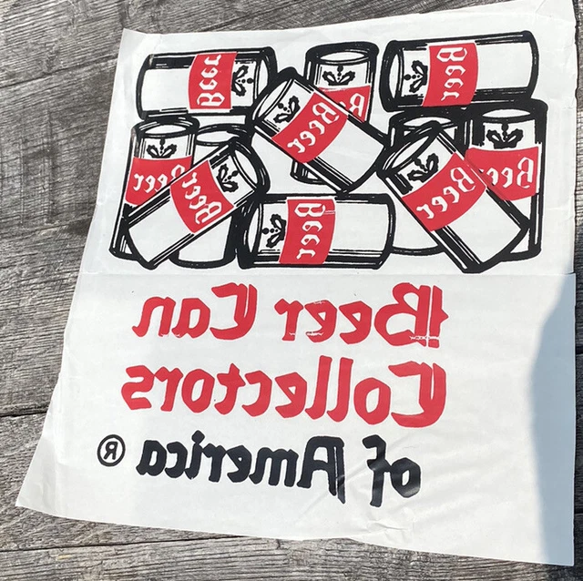 Vintage BCCA beer Can T SHIRT TRANSFER decal