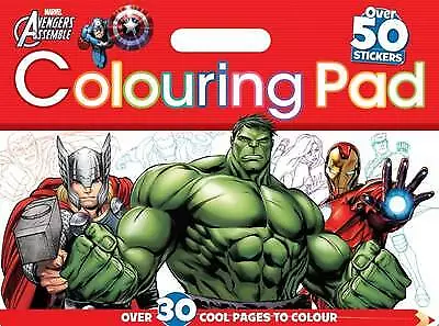Marvel Colouring Pad by Parragon (Paperback, 2017)