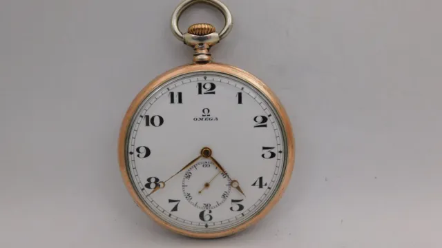Orologio da tasca argento funzionante OMEGA silver pocket watch Working A22