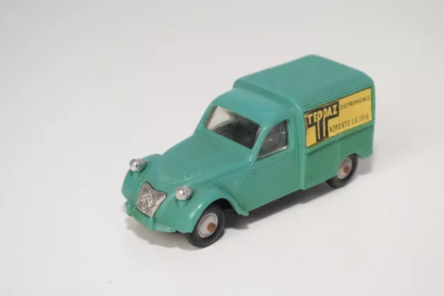 A69 1:43 Norev Plastic 26 Citroen 2Cv 2 Cv Cle Teppaz Nmint Etat Rare