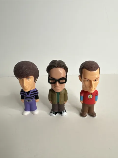Lot Of 3 Big Bang Theory Sheldon Cooper, Leonard & Wolowitz 8gb USB Flash drives