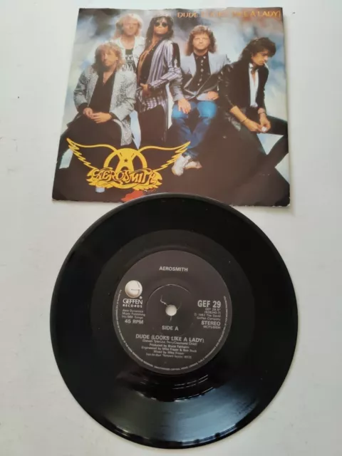 Aerosmith dude looks like a lady 7" vinyl single