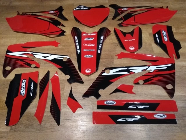 Kit Graphique Adhésif Pour Honda CRF450R 2005-2008 - Vinyl Multicolore - Marque NitroMX