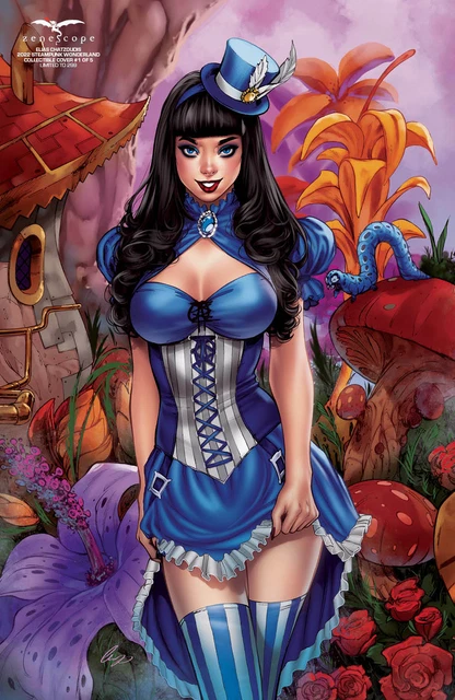 ROBYN HOOD: HELLFIRE Wonderland Steampunk Cover 1 by Elias Chatzoudis LE 299 NM