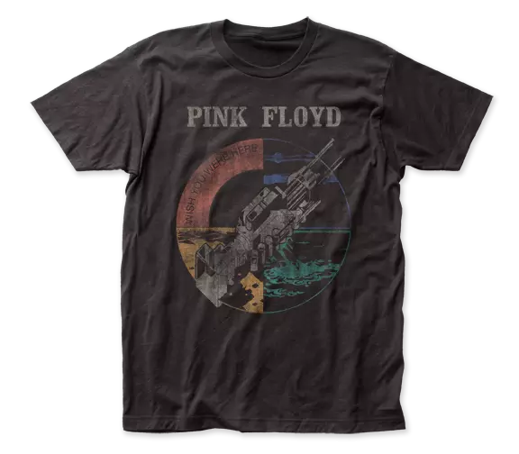 Pink Floyd Wish You Were Here Adult Black T-Shirt Gildan Softstyle 100% Cotton