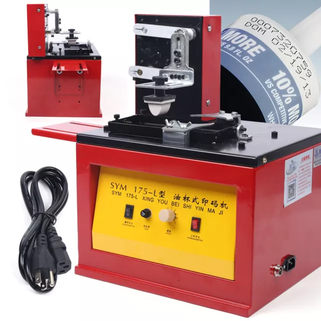 110V Automatic Printing Machine Gravure Logo Trademarks Bar Code Printer Machine