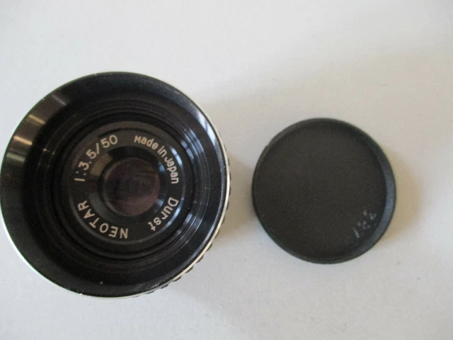 Objectif Pour Agrandisseur Photo Rodenstock Durst Neotaron 50mm Occasion - Objectif Manuel Noir Argentique Labo | Accessoire Photographie Ancien Développement
