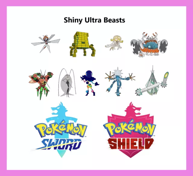 Shiny Ultra Beast Bundle | Pokemon Sword & Shield | Legit | Star Shiny |  6IVS
