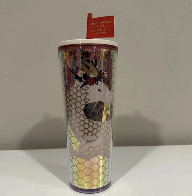 2024 STARBUCKS YEAR of the Dragon Lunar New Year Tumbler 24 Cold Cup