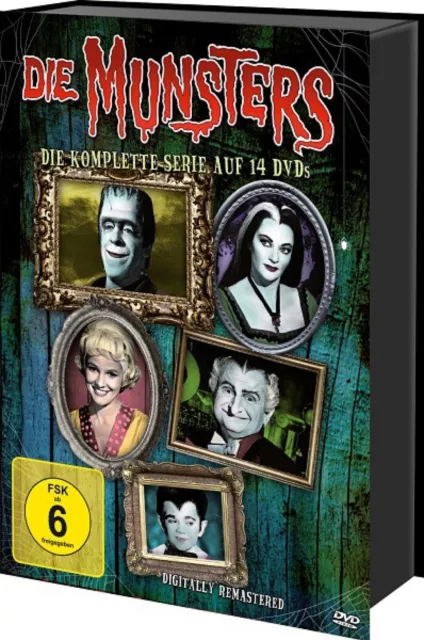 Die Munsters - Die komplette Serie # 14-DVD-BOX-NEU