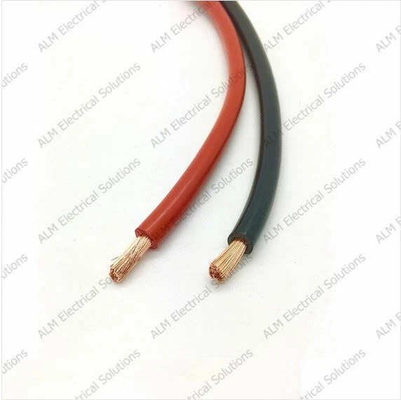 16mm RED Battery Starter Welding Cable - 110 Amp, 4 Metres, HI-FLEX UK Made