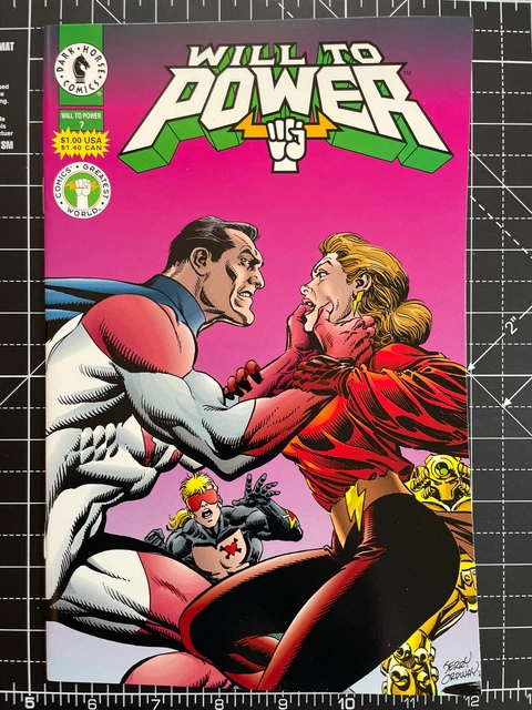 💥👊🏻 WILL TO POWER #7 Dark Horse Comic's Greatest World 1994 High Grade 👊🏻💥