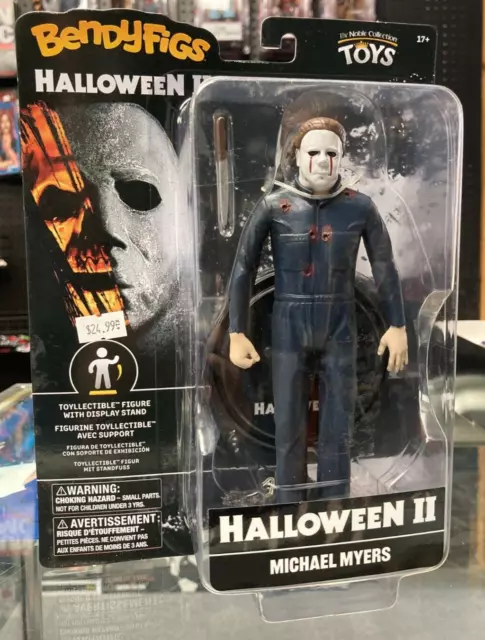 The Noble Collection BendyFigs  7" Figure NIP - Halloween II - Michael Myers