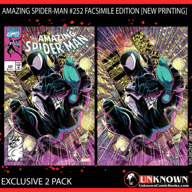 [2 Pack] Amazing Spider-Man #252 Facsimile Edition [New Printing] Unknown Comics