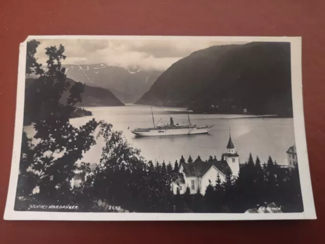 Norway Vintage  Postcard  Ulvik - Hardanger Fjord