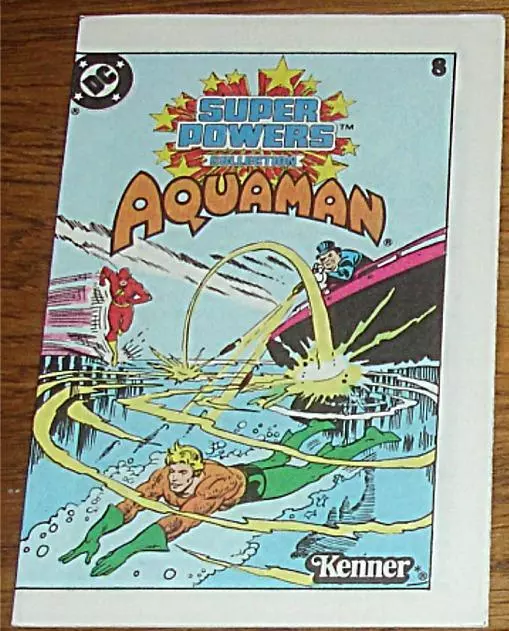 Aquaman 8 Rare Promo Giveaway Kenner Super Powers Mini Comic Promotional Nm