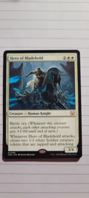 MTG Hero Of Bladehold - Commander March of the Machine- Mythic