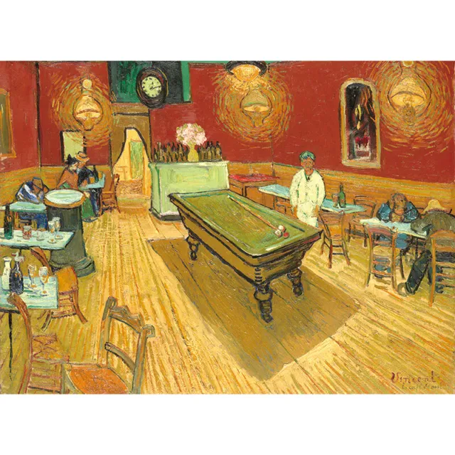 Wooden Jigsaw Puzzles 500 PCS Night Cafe Vincent van Gogh Toy Oil Painting Decor