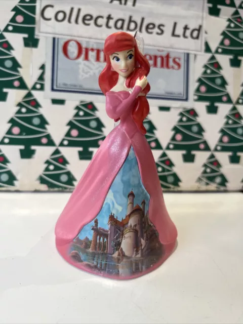 Ariel Disney Princesse Célébration Noël Poinçon Protège 2022 Ornement Nib