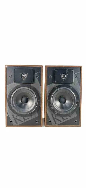 PAIR OF KEF C25 late 80s vintage Bookshelf Speakers SP3092 4 Ohm 100W ...