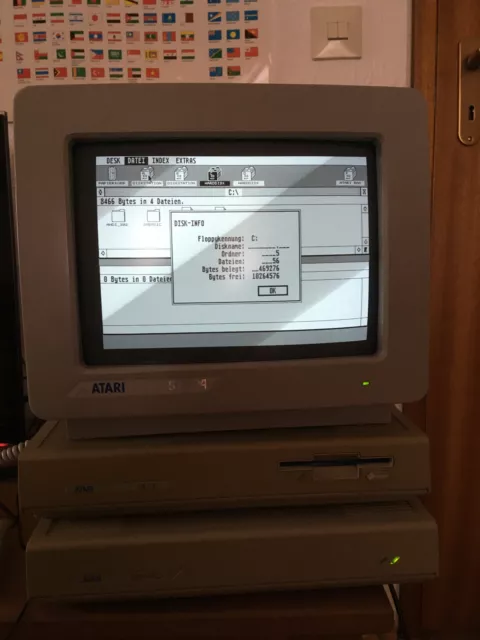 Atari Mega ST1 mit 4Mb + Zubehör