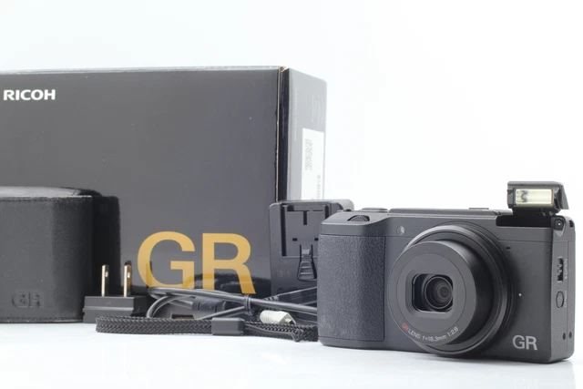 [MINT IN BOX] Ricoh GR Digital II Black 16.2 MP Digtal Compact Camera From JAPAN