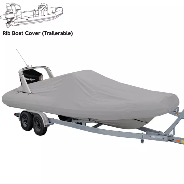 RIB Schlauchboot Abdeckplane Transportplane Gewebtes Material Bootabdeckung