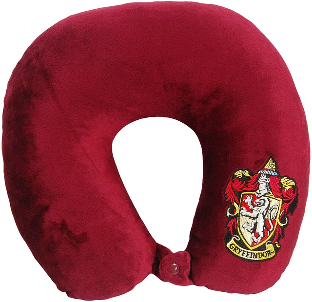 Harry Potter "House Gryffindor" Applique Travel Neck Pillow 12" x 13" x 3", Mult