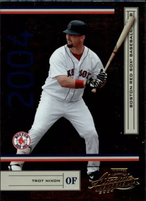 2004 Absolute Memorabilia Retail Boston Red Sox Carte De Baseball 36