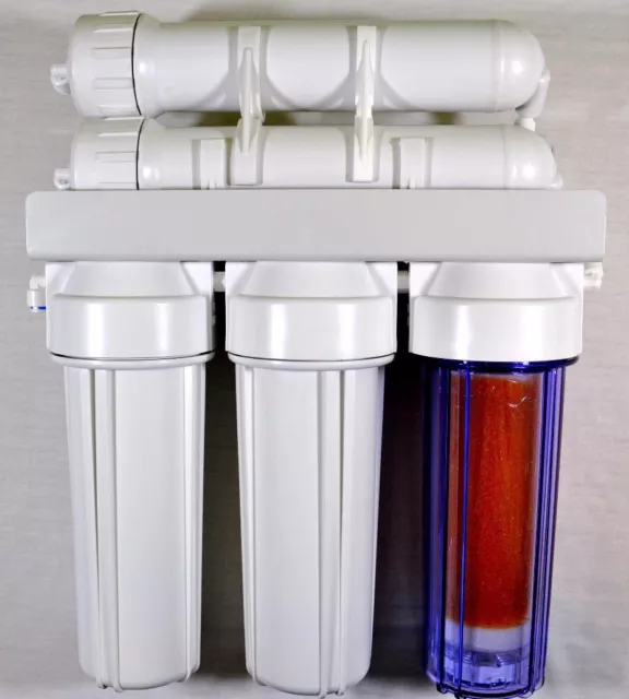 4 Stage Reverse Osmosis DI Water Filter System 2x150GPD Window Cleaning Aquarium