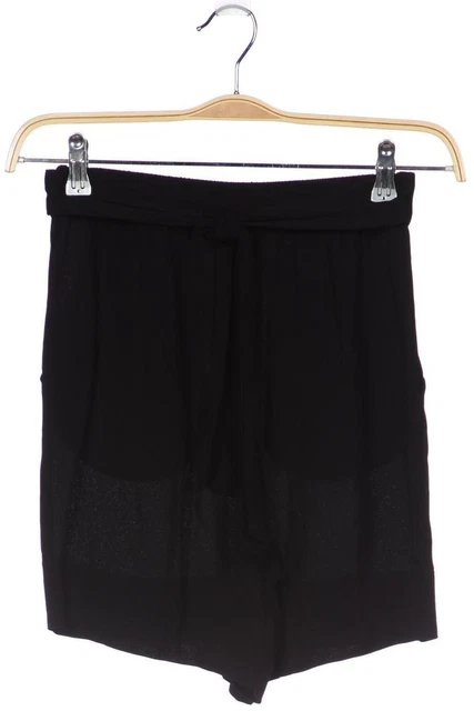Shorts Hallhuber donna pantaloni corti taglia EU 34 viscosa neri #y7mu1ja