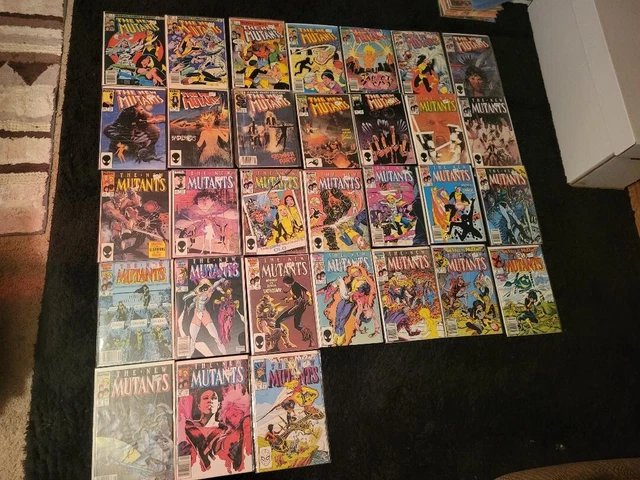 The New Mutants Marvel Comics (31) Issue LOT Comic Book Collection NM/M