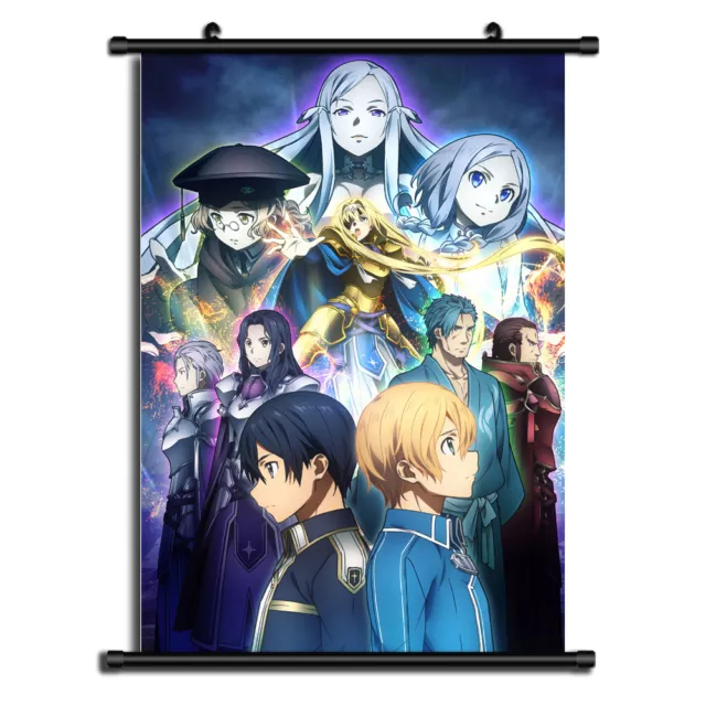 Sword Art Online Alicization Anime Wall Art Home Decoration Scroll Poster