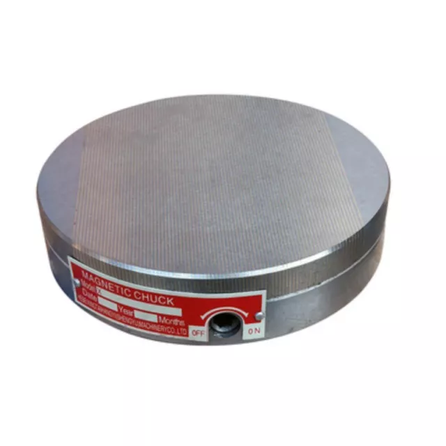 Circular permanent magnet chuck Detail Small circular disk magnetic table 100mm