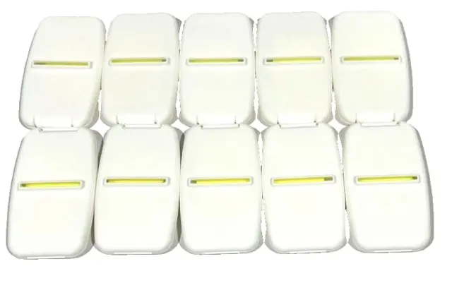 Sticky Note Dispenser Pre-Filled Yellow Notes 1" x 1.75" (25-Pack)