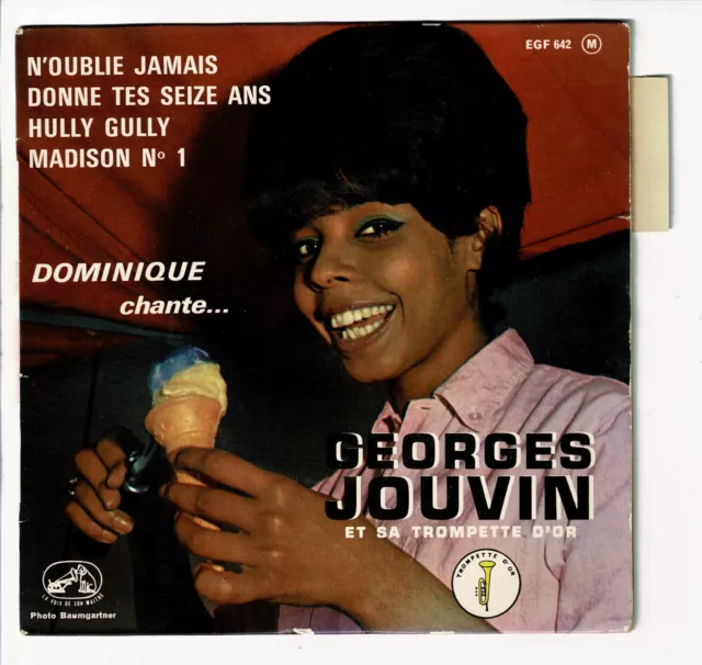 DOMINIQUE Chante & Georges JOUVIN Vinyle 45T 7 EP MADISON N°1 Trompette VOIX 642