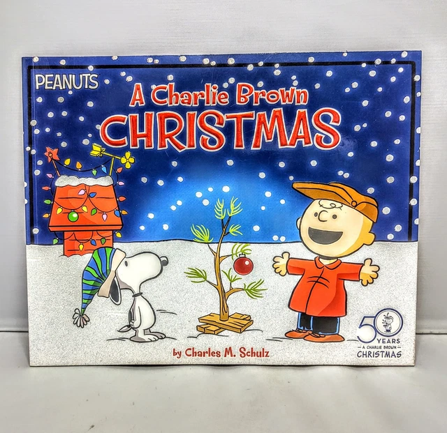 PEANUTS A CHARLIE Brown Christmas Holiday Picture Book Paperback 50