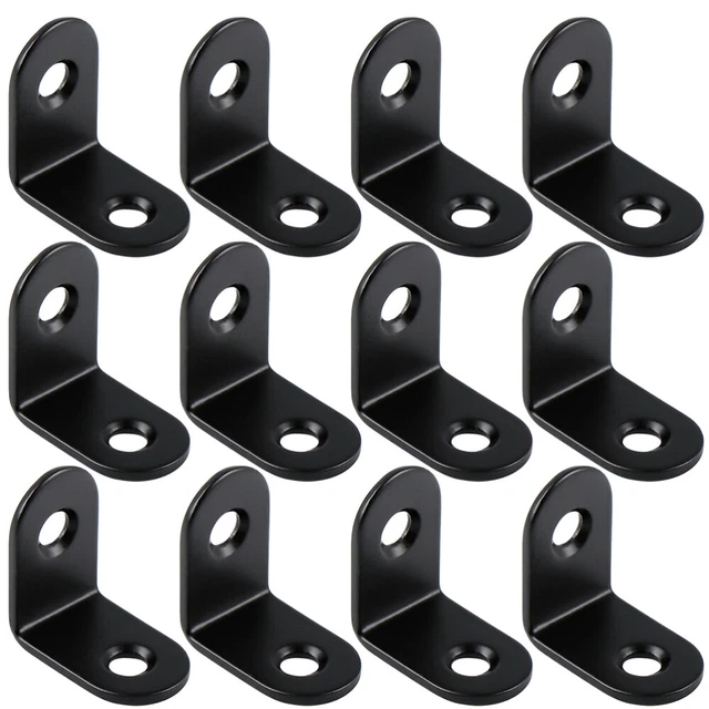 20 pz staffe rettangolari comuni codice angolare in acciaio inox supporto in vetro scaffale