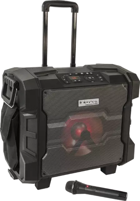 IBIZA Beschallungsanlage - Trolley WPORT10-300  Outdoor Akku USB,Bluetooth,FM