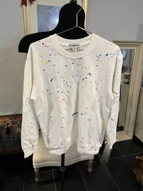 sub urban riot Paint Splatter sweatshirt Small