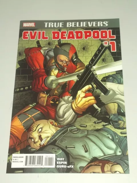 True Believers Deadpool Evil #1 Marvel Comics March 2016