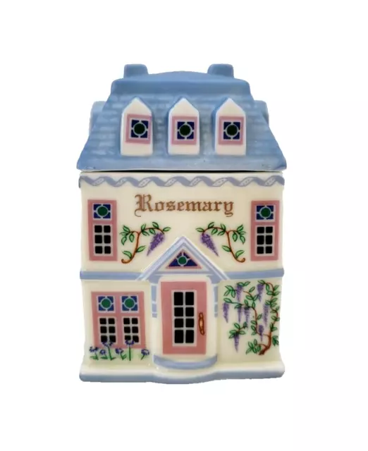 Lenox Spice Village Canterbury Crossing ROSEMARY Jar House 1994 Fine Porcelain