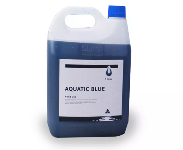 Aquatic Blue 5L - Aquatic Weed & Algae Growth Suppressant & Water Colourant