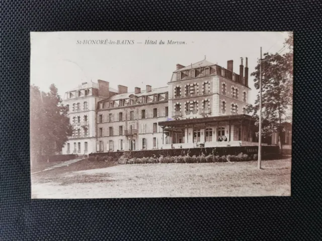 CPA 58 ST-HONORE-LES-BAINS - Hôtel du Morvan