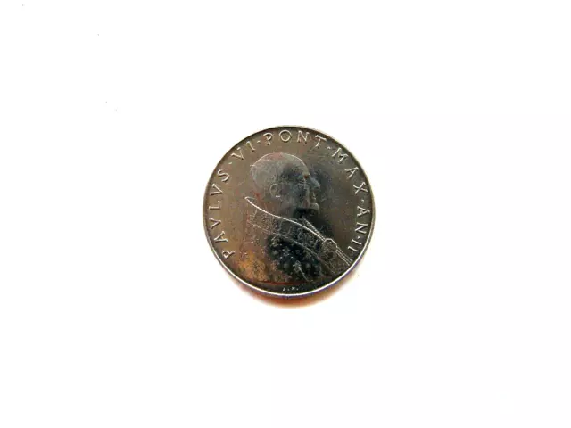 Early Hard To Find 50 Lira Coin From The Vatican-Dated 1964-Nunc Early Hard To Find 50 Lira Coin From The Vatican-Dated 1964-Nunc