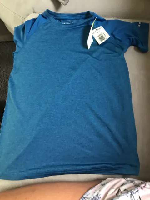 SOULUXE BASE LAYER T Shirt Top Bnwt Age 10-11 Medium Blue £4.00