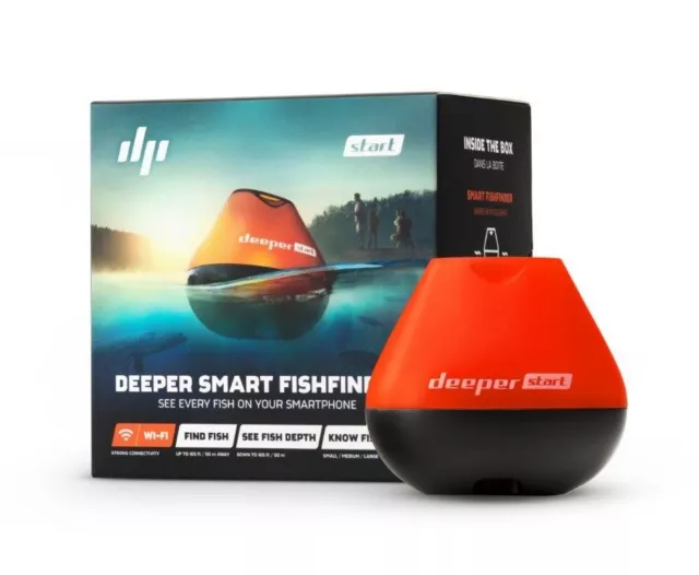 Deeper Fishfinder START Gießbarer drahtloser Fischfinder für Küstenangler - WiFi